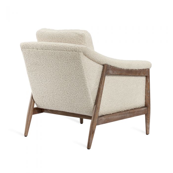 Layla Occasional Chair - Haze Shearling By Interlude Home | Armchairs | Modishstore - 7
