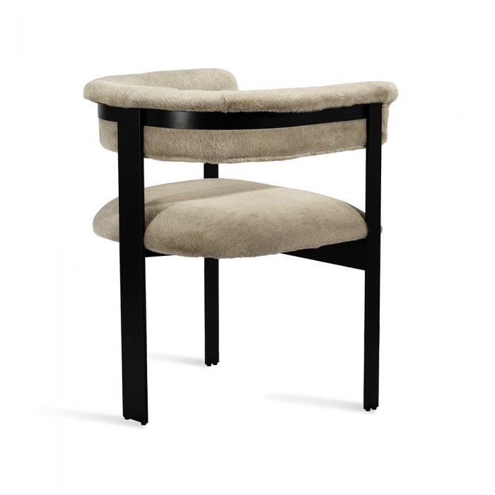 Darcy Dining Chair - Black/ Fawn By Interlude Home | Dining Chairs | Modishstore - 3