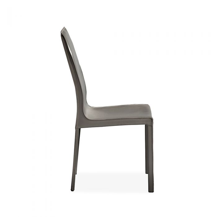 Jada High Back Dining Chair - Grey Set of 2 By Interlude Home | Dining Chairs | Modishstore - 3