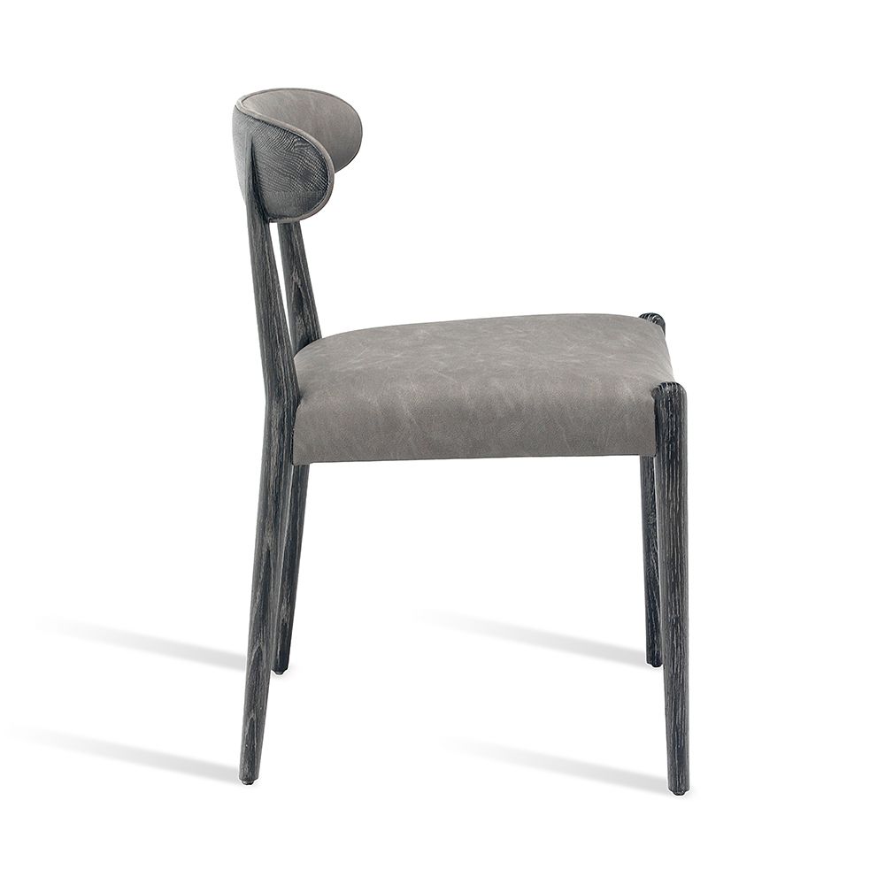 Adeline Dining Chair - Charcoal Set Of 2 By Interlude Home | Dining Chairs | Modishstore - 2