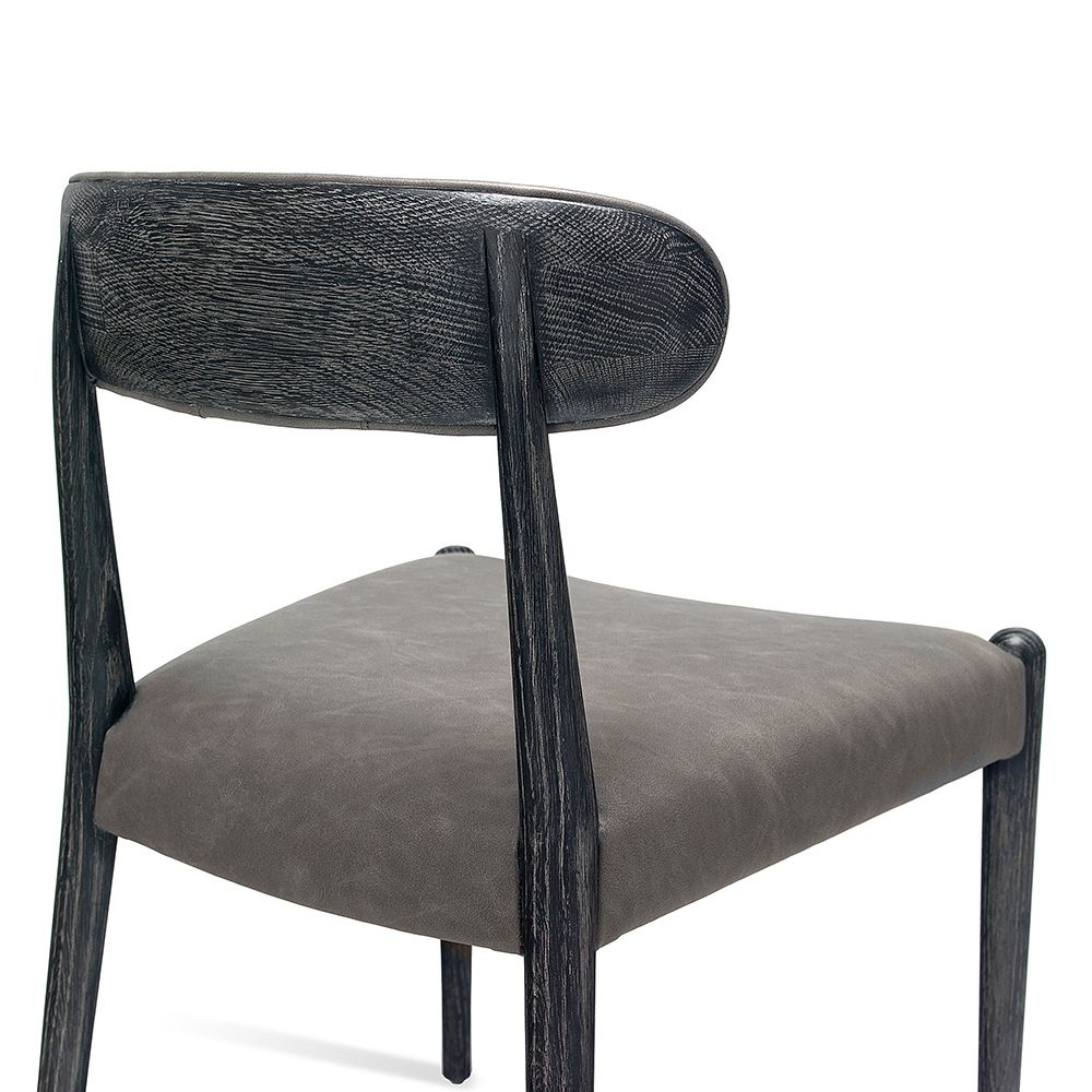 Adeline Dining Chair - Charcoal Set Of 2 By Interlude Home | Dining Chairs | Modishstore - 3