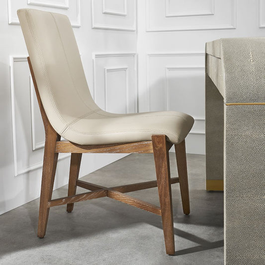 Ivy Dining Chair - Cream By Interlude Home | Dining Chairs | Modishstore