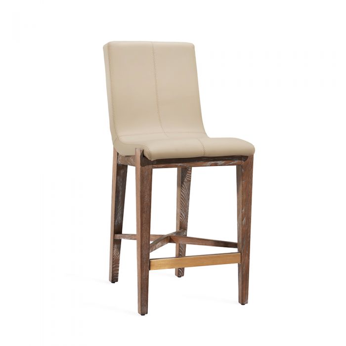 Ivy Counter Stool - Cream By Interlude Home | Counter Stools | Modishstore