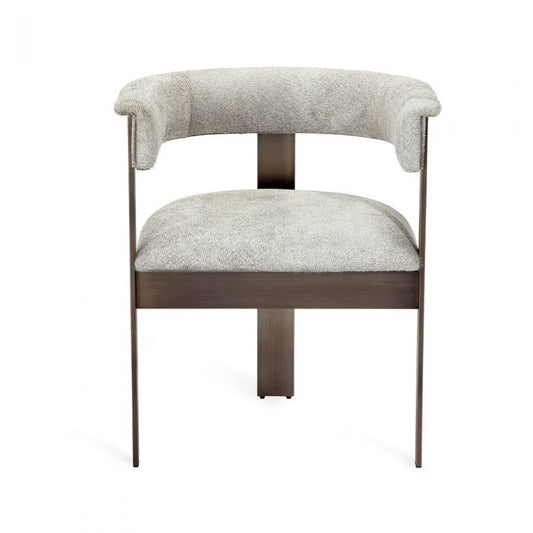 Darcy Hide Chair - Bronze By Interlude Home | Dining Chairs | Modishstore