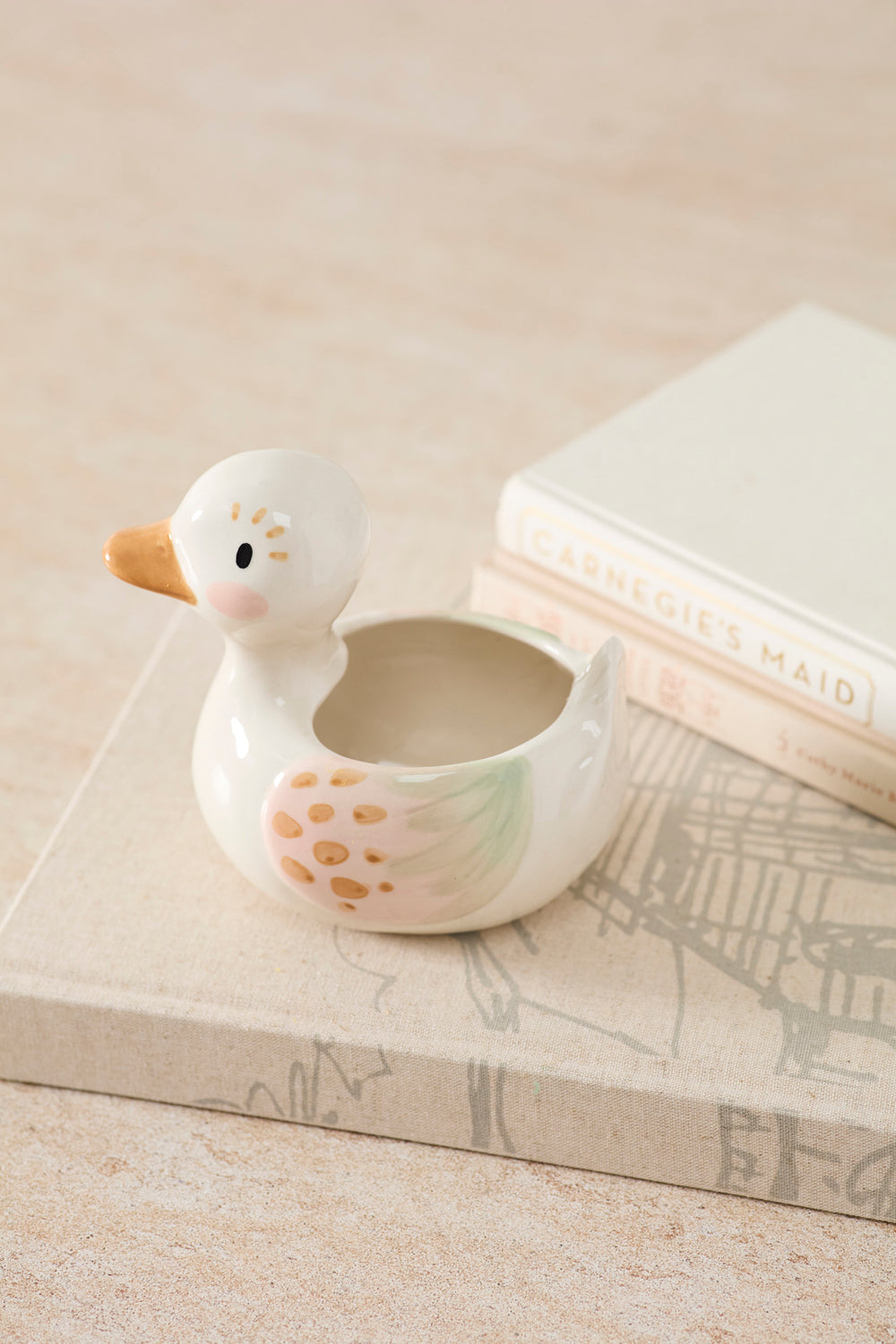 Ducky Pot Set of 4 By Accent Decor | Planters, Troughs & Cachepots | Modishstore - 4