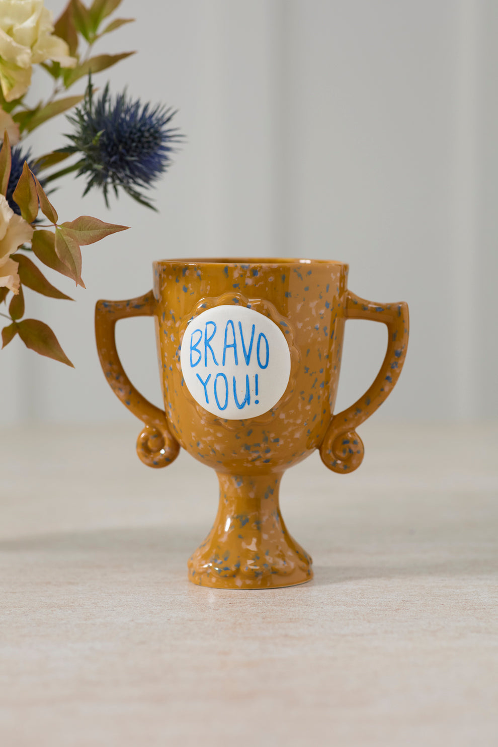 Bravo You Trophy Vase Set of 2 By Accent Decor | Vases | Modishstore - 7