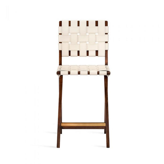 Louis Counter Stool - Walnut By Interlude Home | Counter Stools | Modishstore