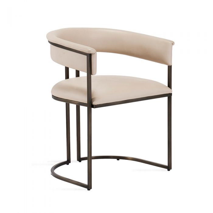 Emerson Chair - Cream By Interlude Home | Armchairs | Modishstore - 2