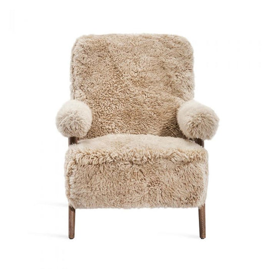 Barrett Lounge Chair - Morel Taupe By Interlude Home | Lounge Chairs | Modishstore