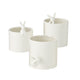 Peeking Bunny Pots Set of 6 By Accent Decor | Planters, Troughs & Cachepots | Modishstore - 2 - Peeking Bunny Pots Set of 6 By Accent Decor