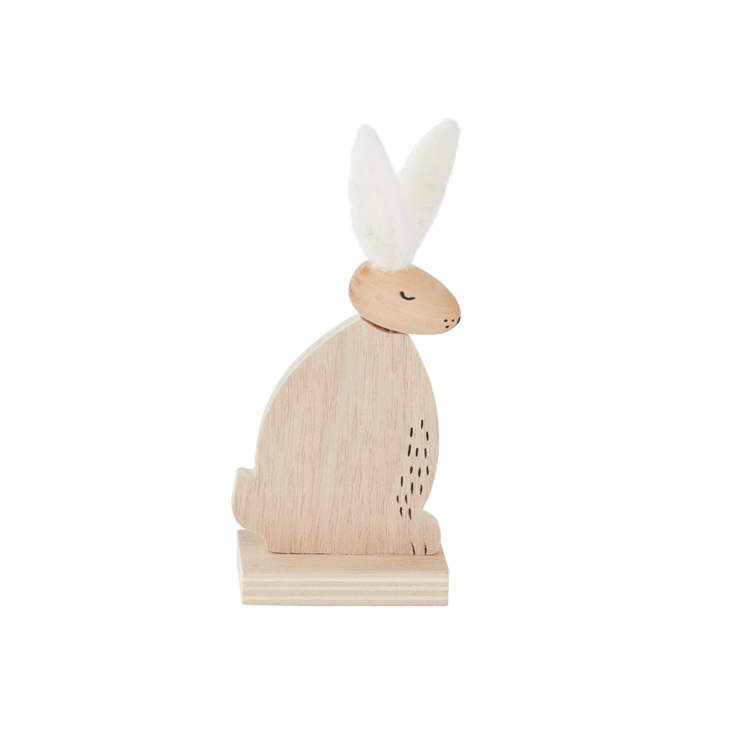 Fuz Bunny Figurine Set of 8 By Accent Decor | Figurines | Modishstore - 2