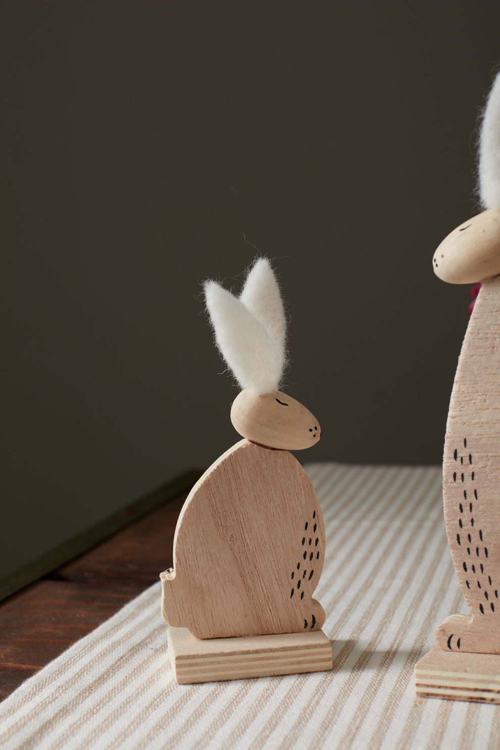 Fuz Bunny Figurine Set of 8 By Accent Decor | Figurines | Modishstore - 5