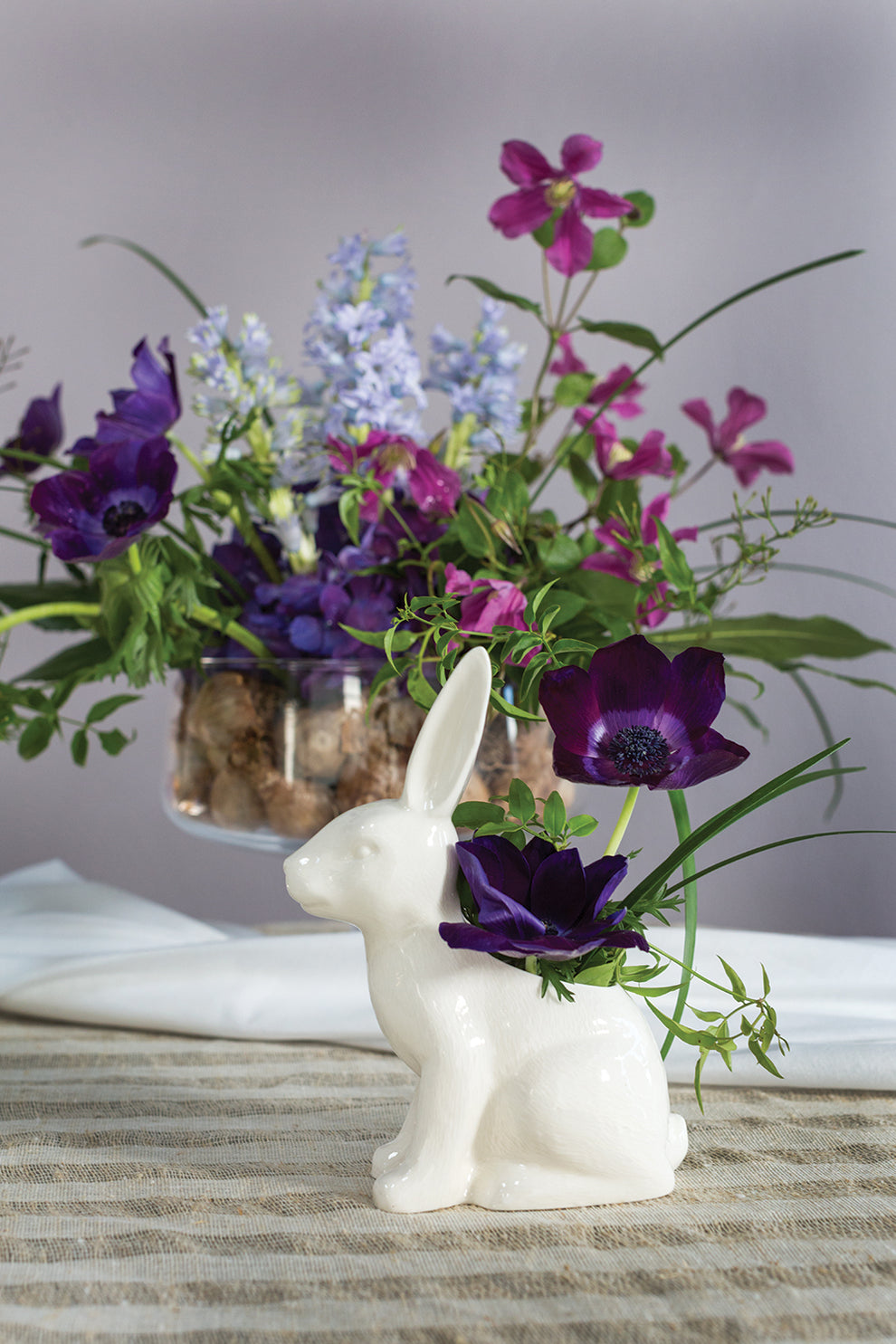 Garden Bunny Planter Set of 4 By Accent Decor | Planters, Troughs & Cachepots | Modishstore - 4