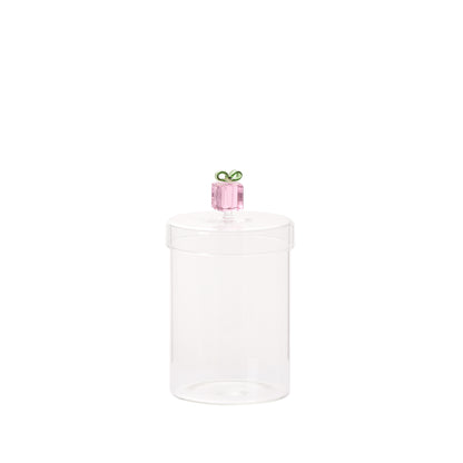 Gifty Glass Canister Set of 2 By Accent Decor | Planters, Troughs & Cachepots | Modishstore - 2