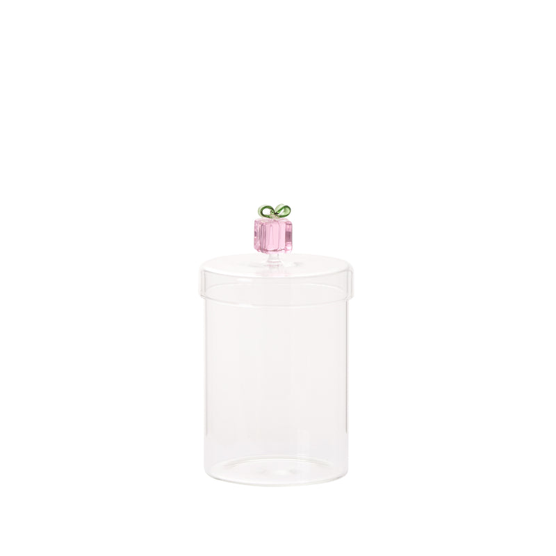 Gifty Glass Canister Set of 2 By Accent Decor | Planters, Troughs & Cachepots | Modishstore - 2