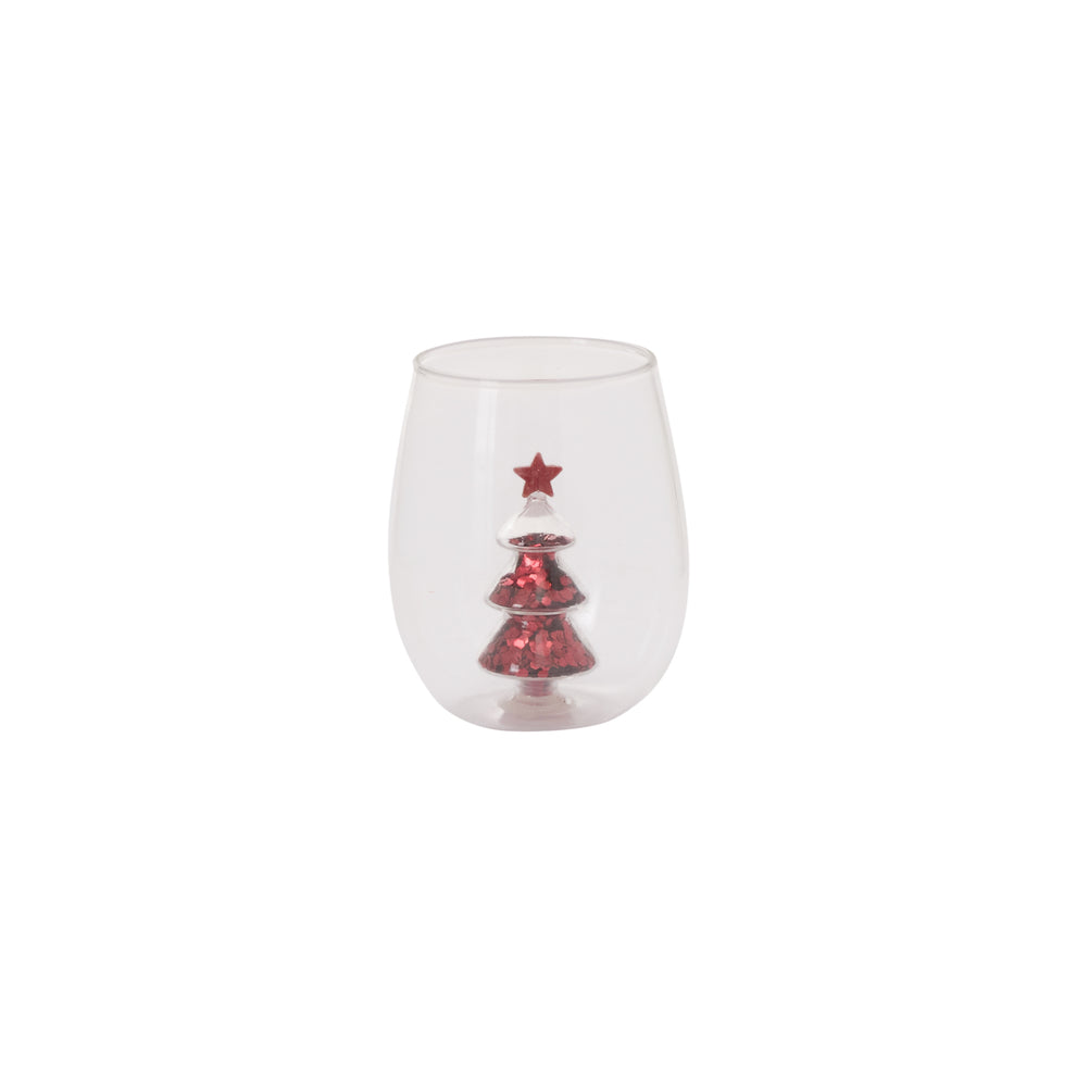 Glitter Tree Drinkware Set of 4 By Accent Decor | Planters, Troughs & Cachepots | Modishstore - 2