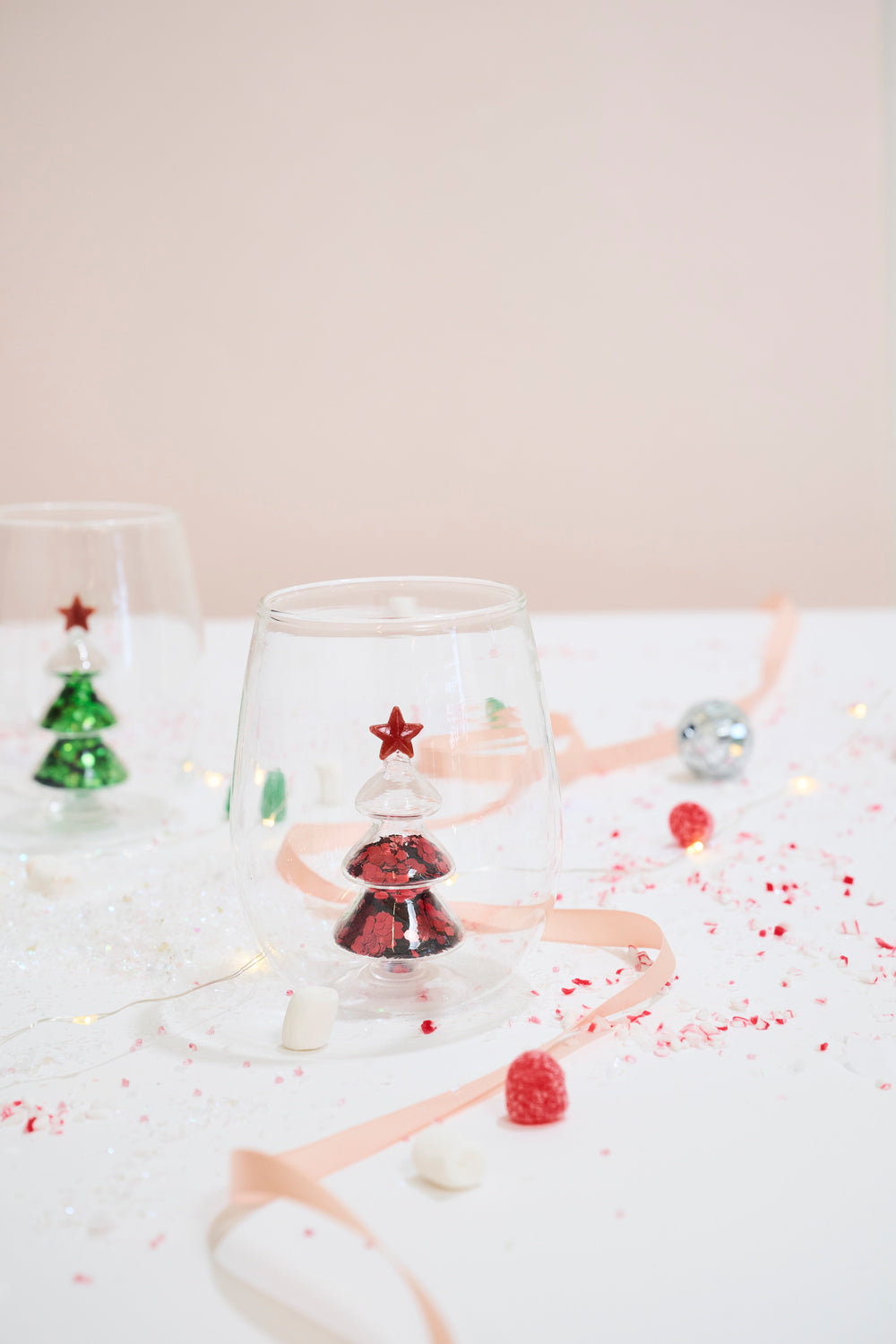 Glitter Tree Drinkware Set of 4 By Accent Decor | Planters, Troughs & Cachepots | Modishstore - 8