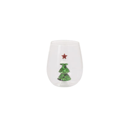 Glitter Tree Drinkware Set of 4 By Accent Decor | Planters, Troughs & Cachepots | Modishstore - 9