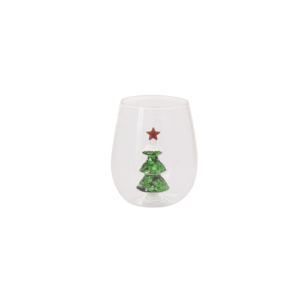 Glitter Tree Drinkware Set of 4 By Accent Decor | Planters, Troughs & Cachepots | Modishstore - 9