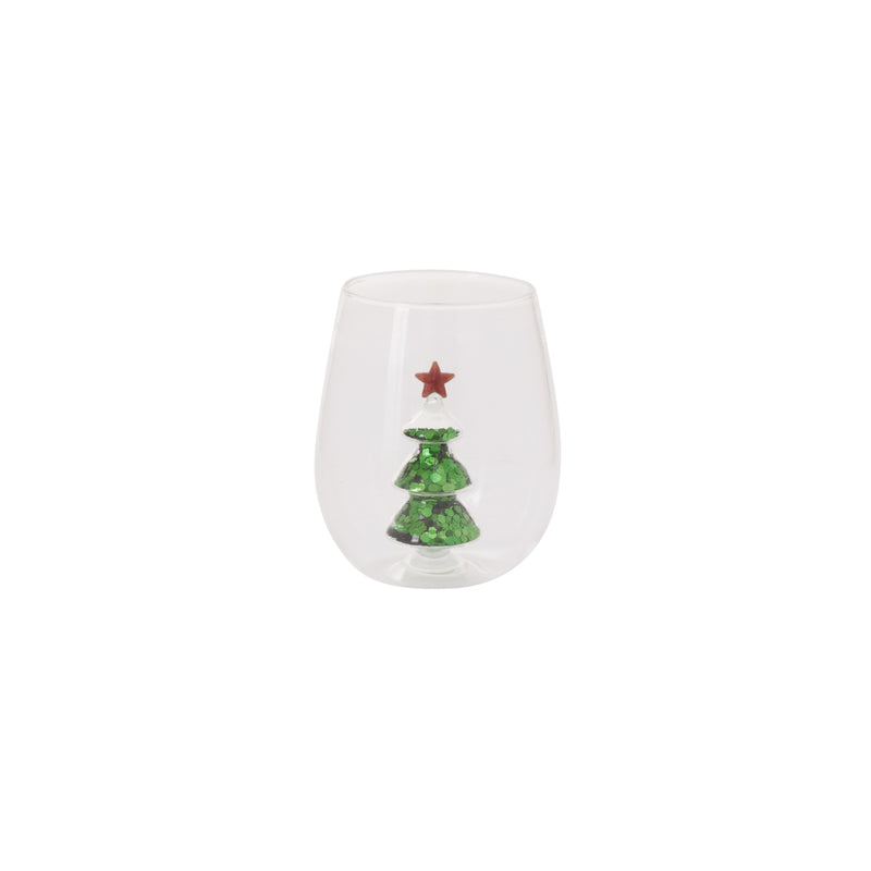 Glitter Tree Drinkware Set of 4 By Accent Decor | Planters, Troughs & Cachepots | Modishstore - 9