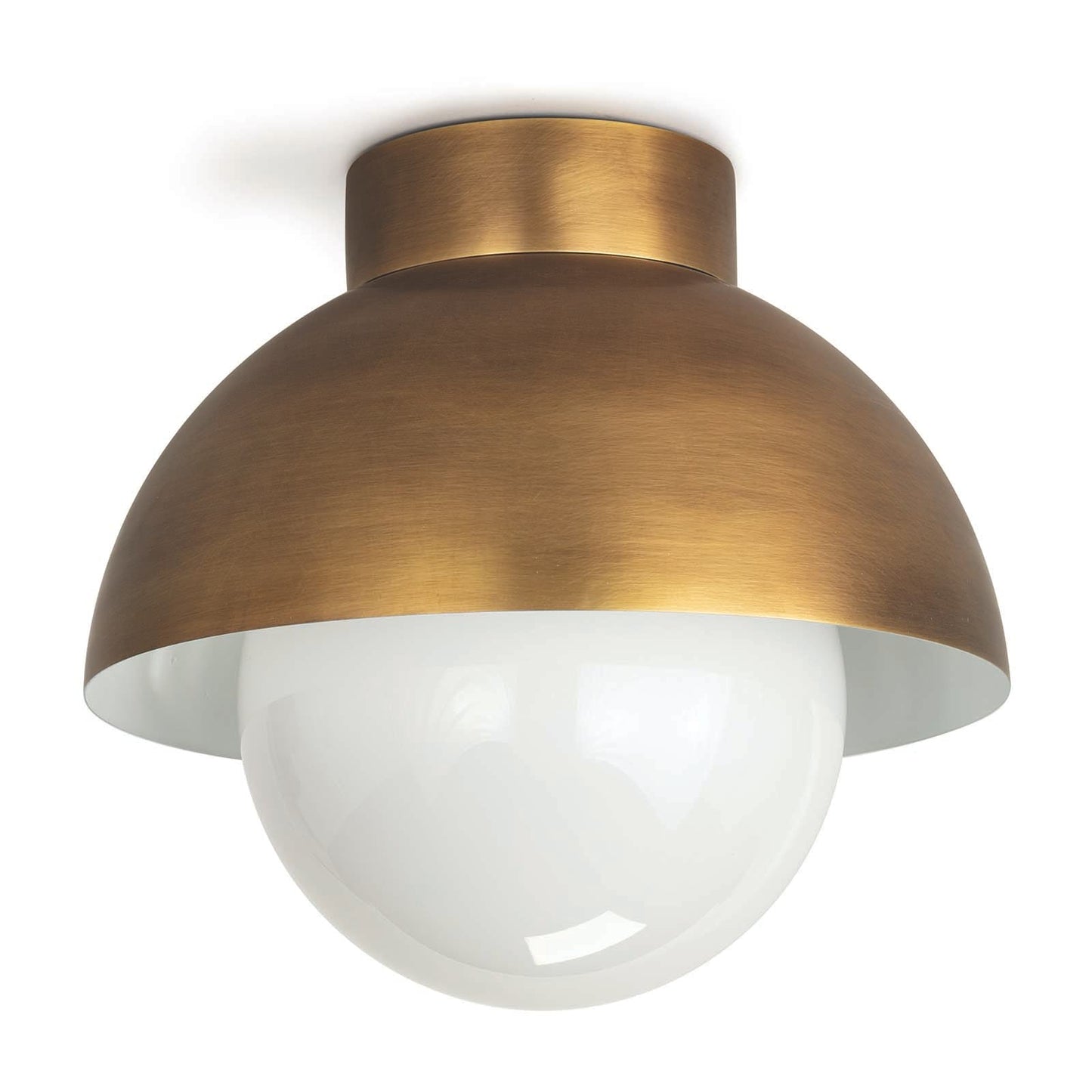 Montreux Flush Mount (Natural Brass) By Regina Andrew | Ceiling Lamps | Modishstore - 2