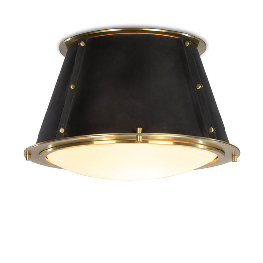 French Maid Flush Mount (Blackened Brass & Natural Brass) By Regina Andrew | Ceiling Lamps | Modishstore