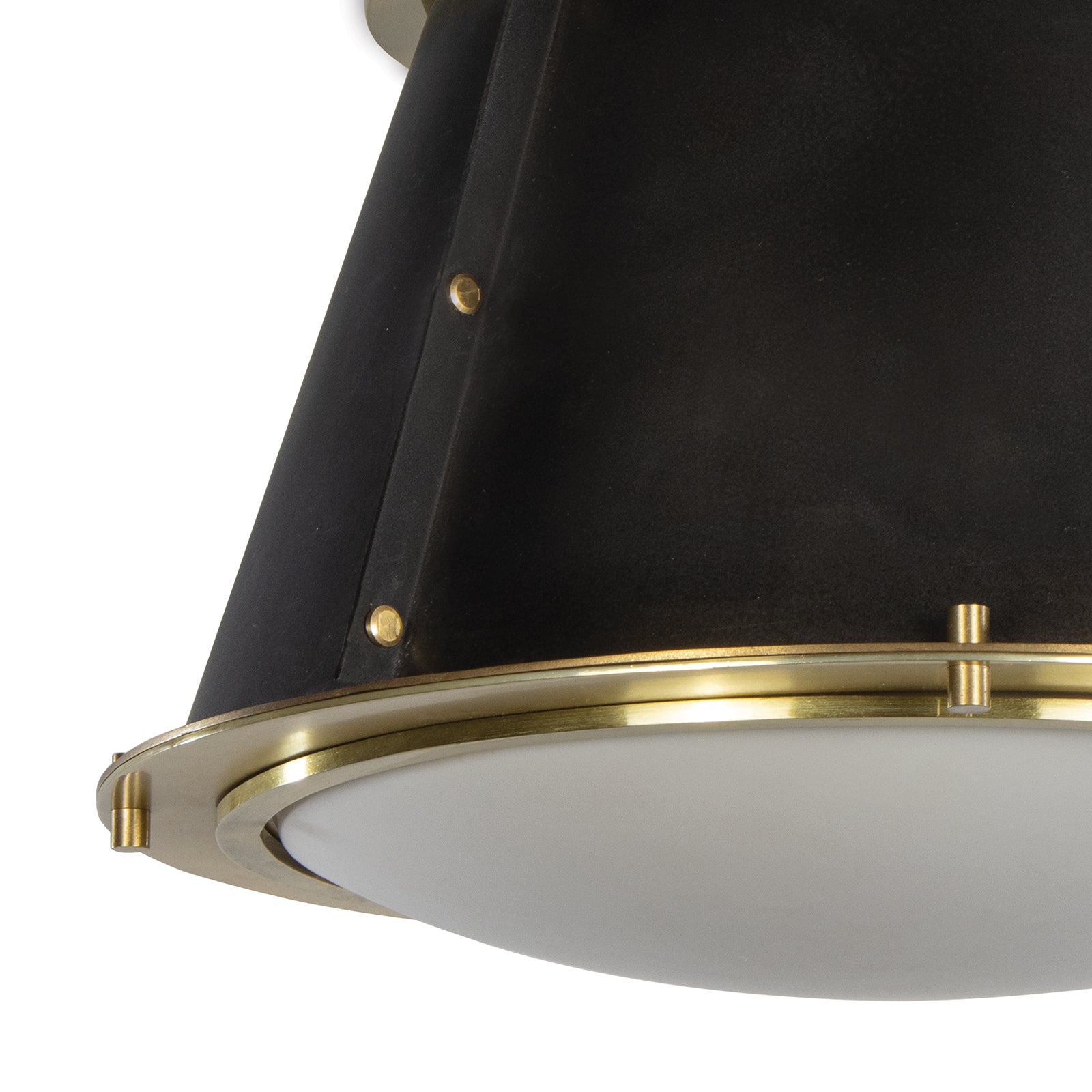 French Maid Flush Mount (Blackened Brass & Natural Brass) By Regina Andrew | Ceiling Lamps | Modishstore - 5