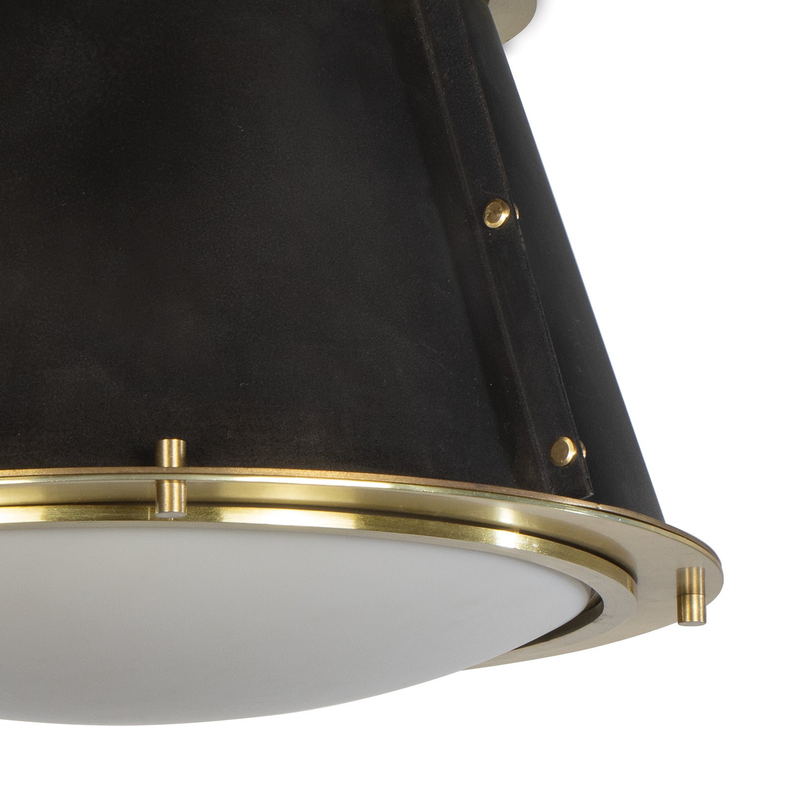 French Maid Flush Mount (Blackened Brass & Natural Brass) By Regina Andrew | Ceiling Lamps | Modishstore - 4