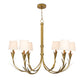 River Reed Chandelier Small (Antique Gold Leaf) By Regina Andrew | Chandeliers | Modishstore
