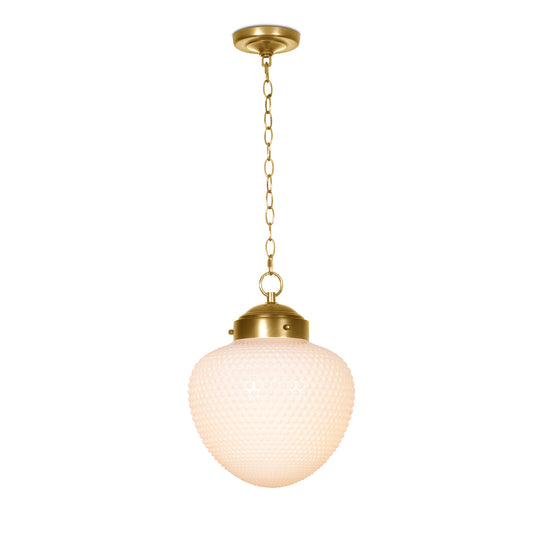 Cole Glass Pendant (Natural Brass) By Regina Andrew | Pendant Lamps | Modishstore
