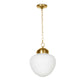 Cole Glass Pendant (Natural Brass) By Regina Andrew | Pendant Lamps | Modishstore - 6