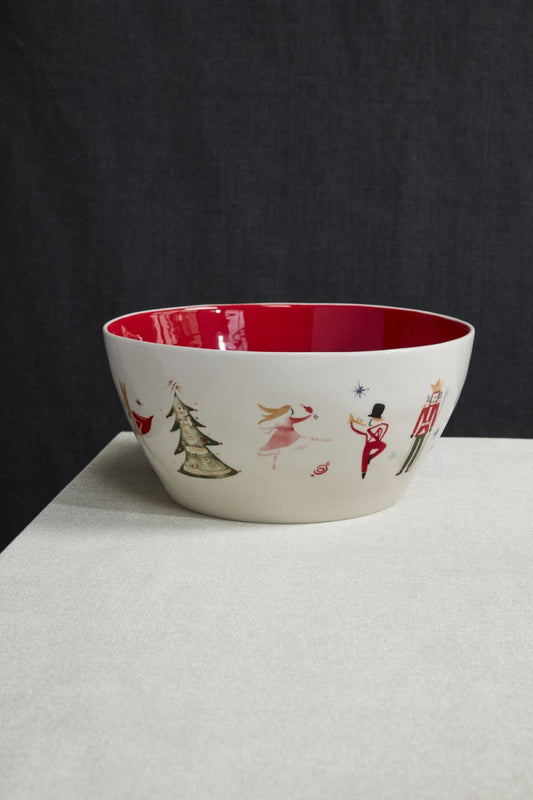 Nutcracker Ballet Bowl 10" x  4.75" By Accent Decor| Decorative Bowls | Modishstore