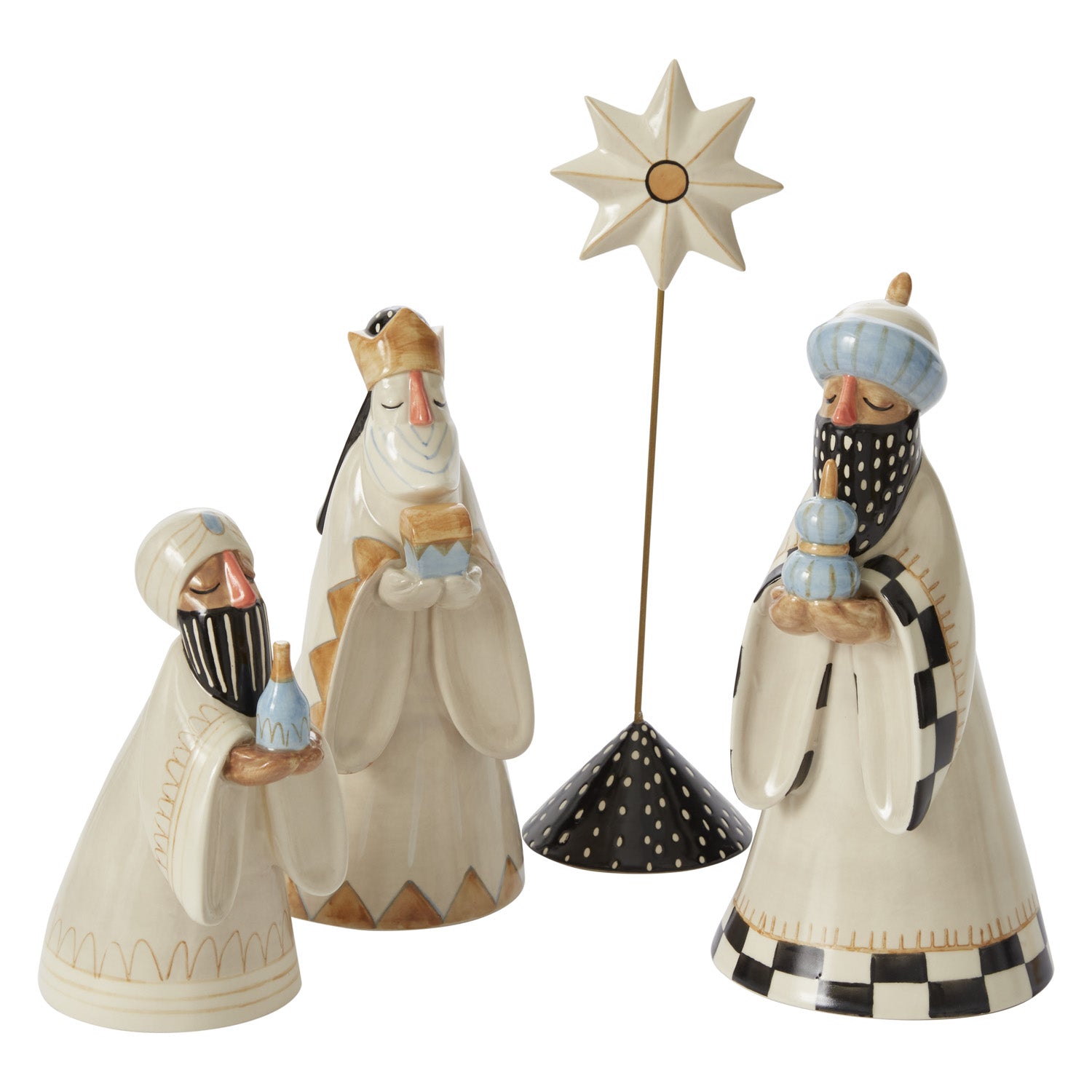 Three Kings Figurines -Set of 4 By Accent Decor | Figurines | Modishstore - 2