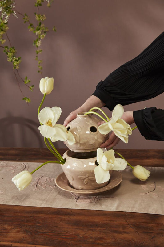 Blossoming Tulipiere Vase 10" By Accent Decor | Vases | Modishstore