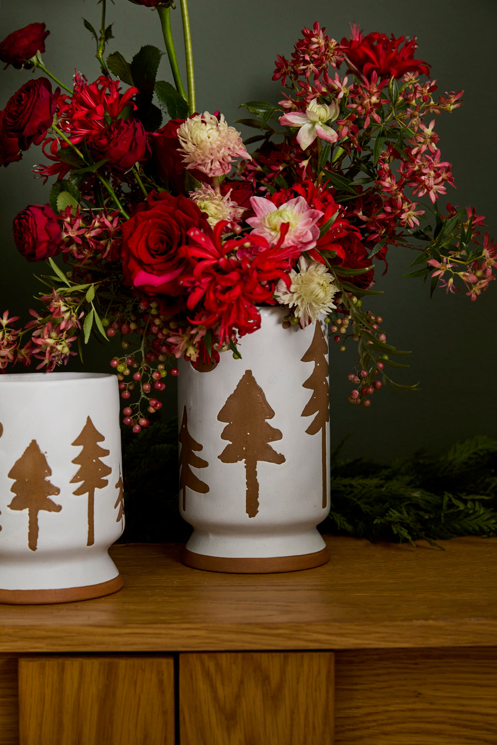 Quiet Forest Vase Set of 4 By Accent Decor | Vases | Modishstore - 6