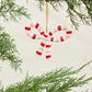 Luella Bow Ornament Set of 4 By Accent Decor | Ornaments | Modishstore - 4