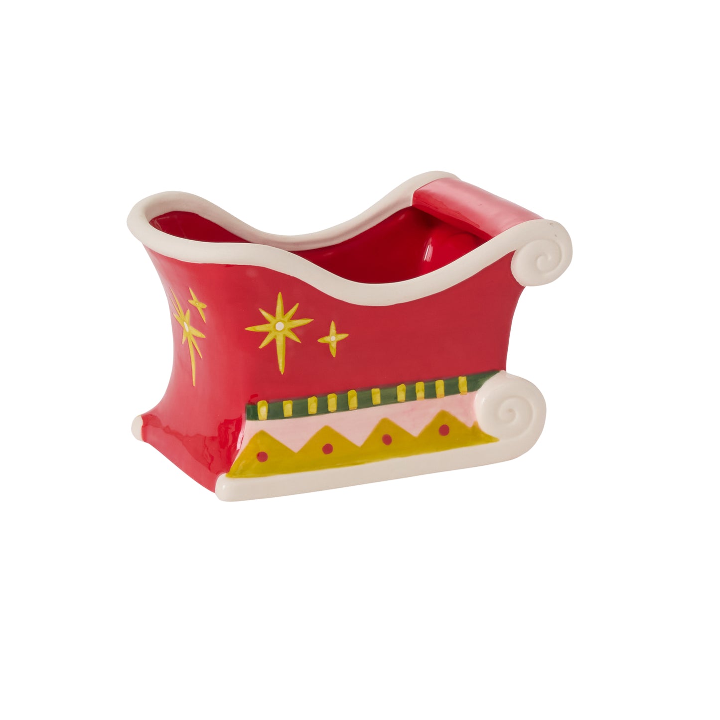 Sleigh Planter Set of 2 By Accent Decor | Planters, Troughs & Cachepots | Modishstore - 2