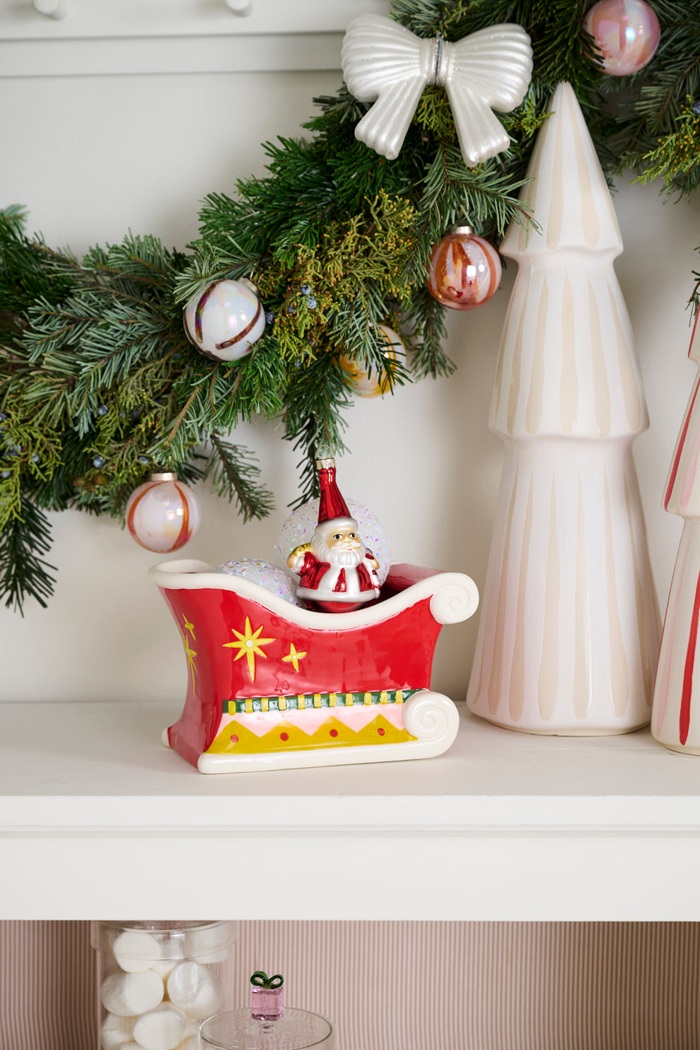 Sleigh Planter Set of 2 By Accent Decor | Planters, Troughs & Cachepots | Modishstore - 7