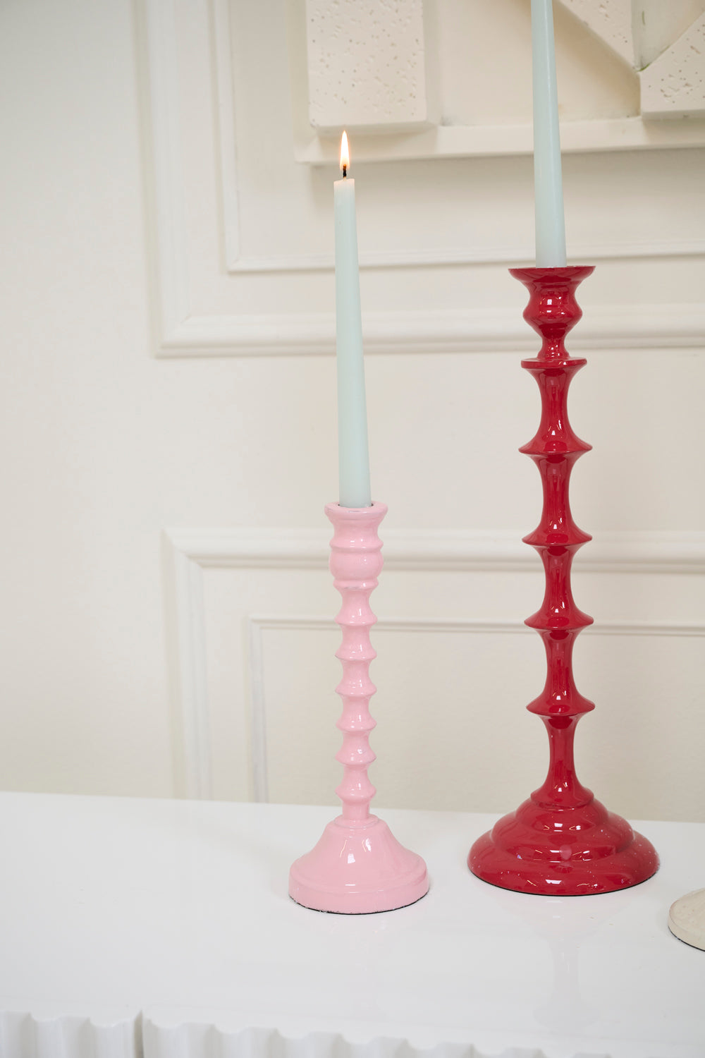 Candy Coated Candleholder Set of 2 By Accent Decor | Candle Holders | Modishstore - 10