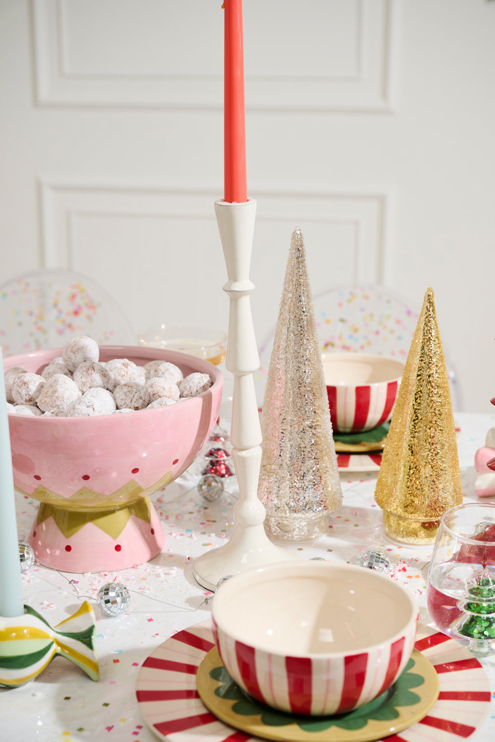 Candy Coated Candleholder Set of 2 By Accent Decor | Candle Holders | Modishstore - 14