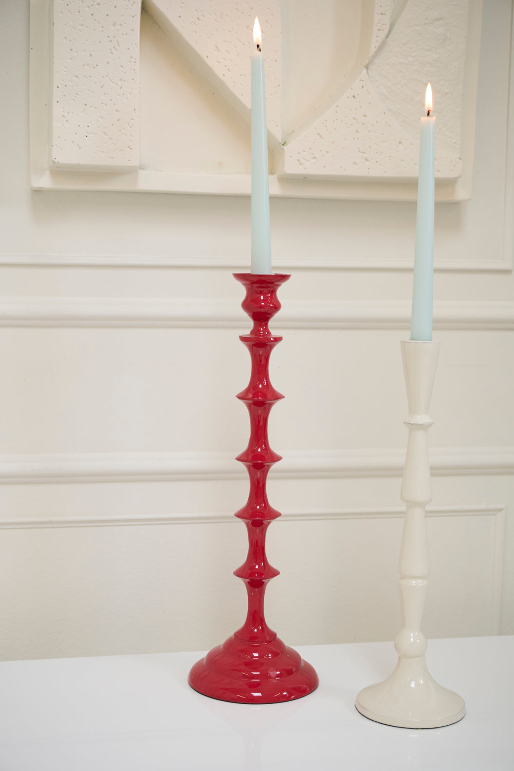 Candy Coated Candleholder Set of 2 By Accent Decor | Candle Holders | Modishstore - 7