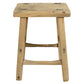 Hokkaido Rectangle Stool, Elm Wood Set Of 4 By HomArt | Stools | Modishstore - 5