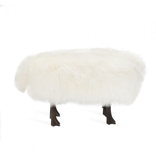 Jacques Sheep Sculpture/ Stool By Interlude Home | Stools | Modishstore