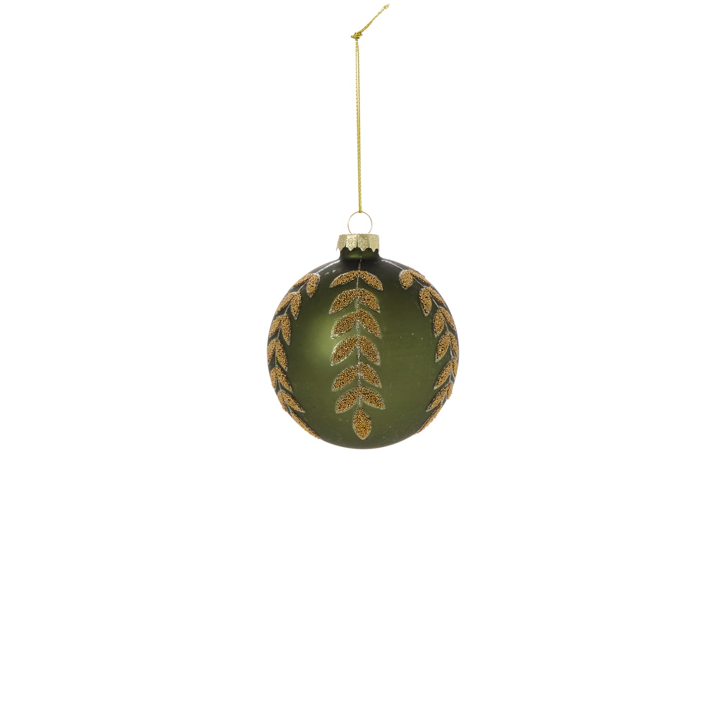 Beaded Leaf Ornament Set of 8 By Accent Decor | Ornaments | Modishstore - 12
