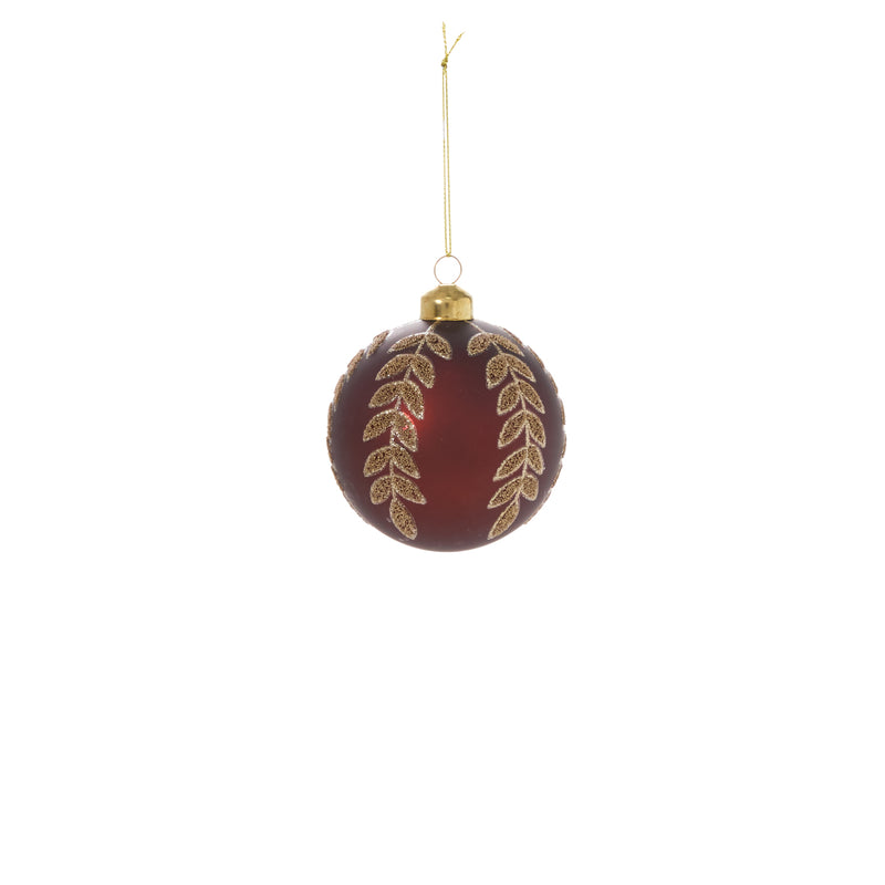 Beaded Leaf Ornament Set of 8 By Accent Decor | Ornaments | Modishstore - 2
