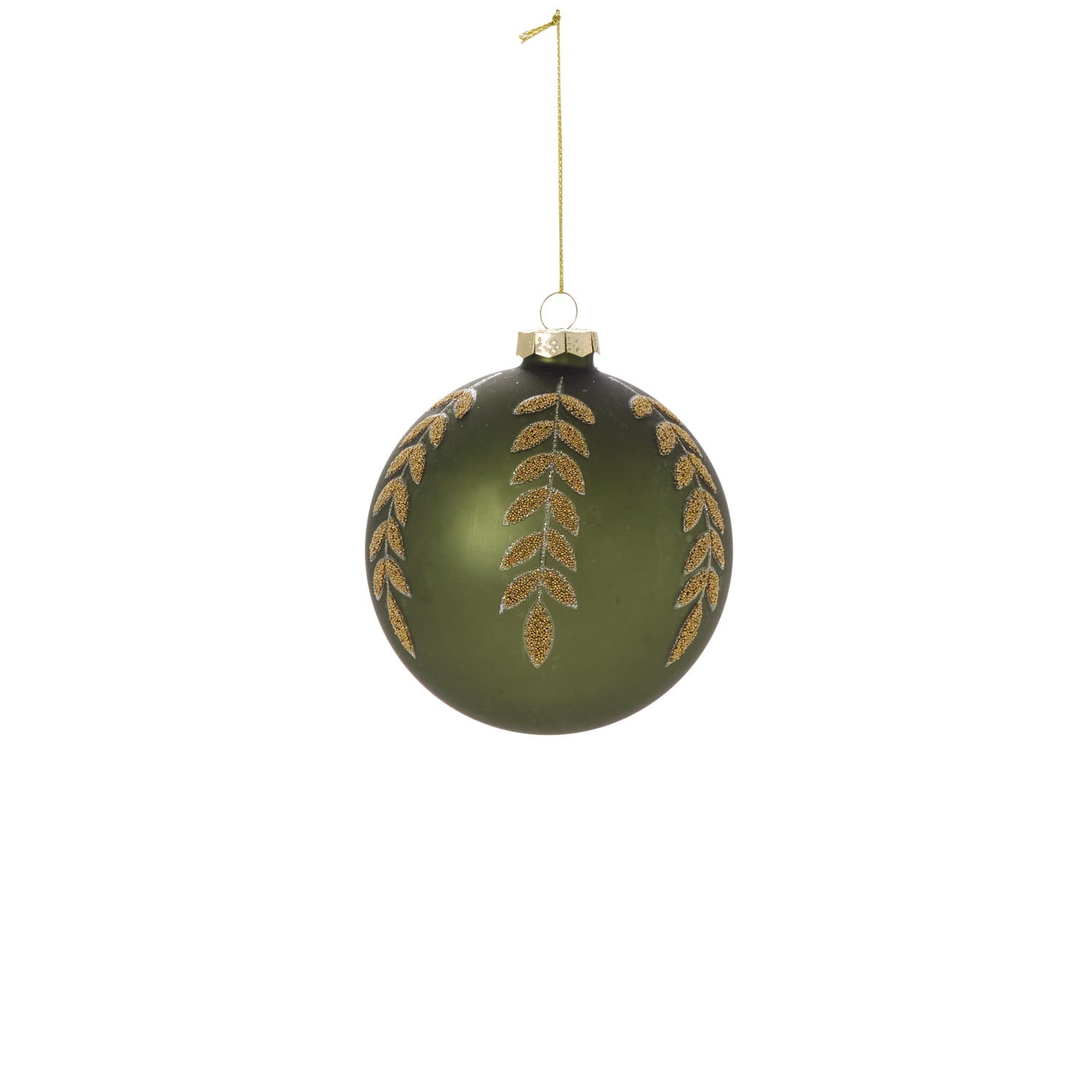 Beaded Leaf Ornament Set of 8 By Accent Decor | Ornaments | Modishstore - 14