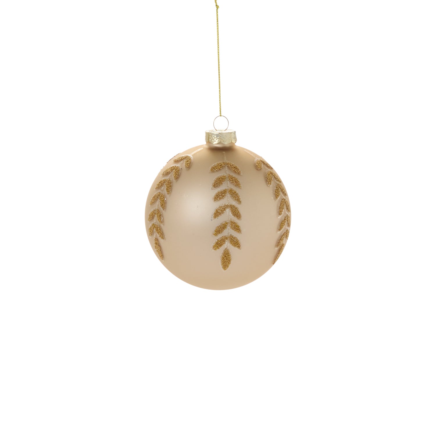 Beaded Leaf Ornament Set of 8 By Accent Decor | Ornaments | Modishstore - 10