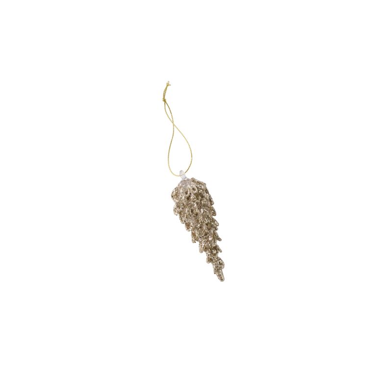 Twinkling Pinecone Ornament Set of 8 By Accent Decor | Ornaments | Modishstore - 2