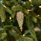Twinkling Pinecone Ornament Set of 8 By Accent Decor | Ornaments | Modishstore - 5