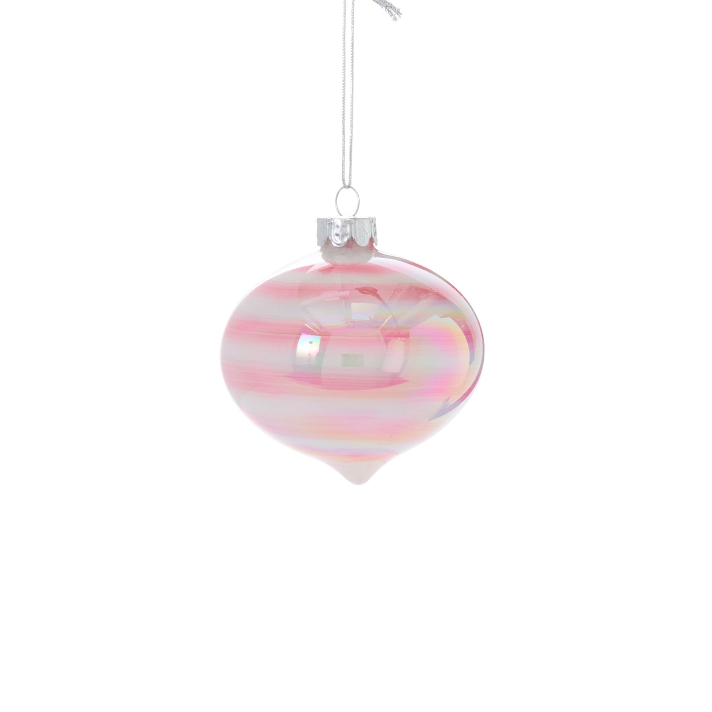 Candy Swirl Ornament Set of 8 By Accent Decor | Ornaments | Modishstore - 2